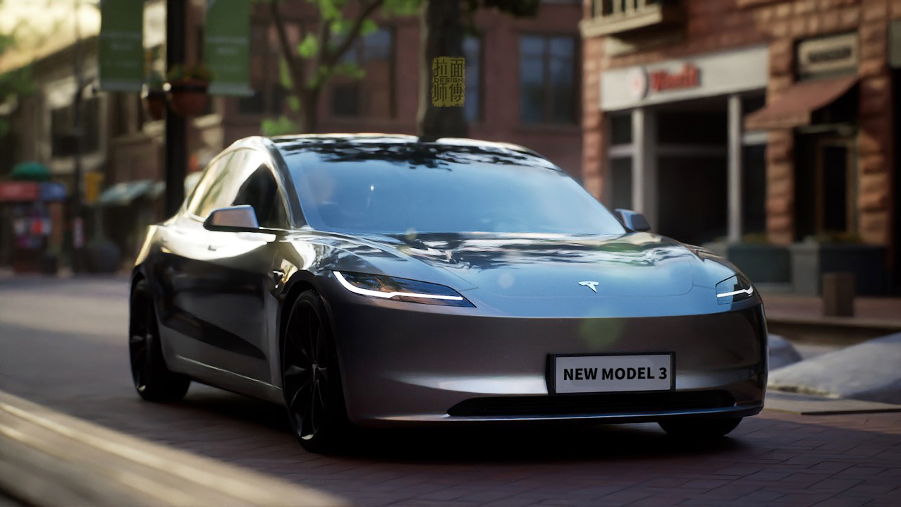 The Newly Redesigned Tesla Model 3 Highland