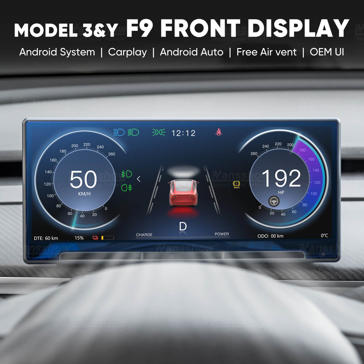 Tesla Model 3/Y dashboard ambient lighting strip🔥Tesla Model 3/Y