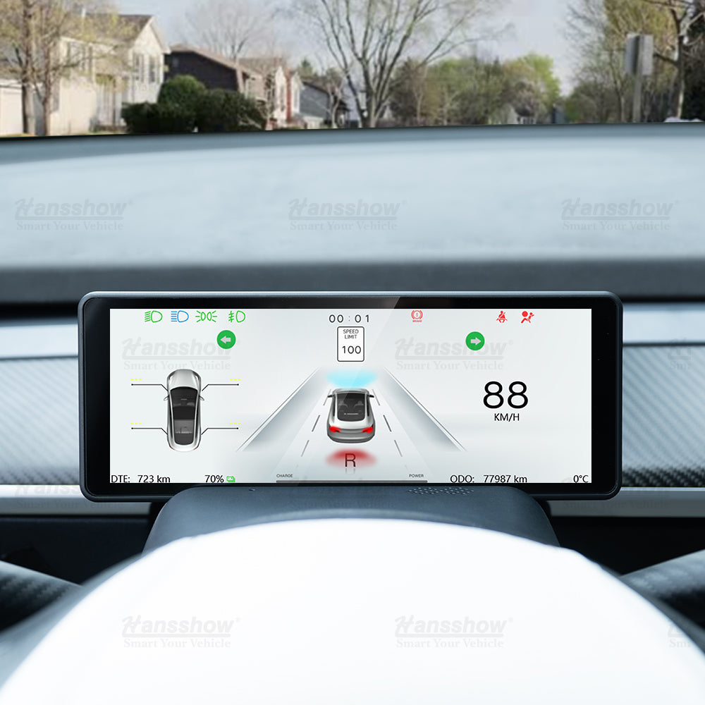Hansshow - Ultra Mini Screen Display - Tesla Model 3/Model Y