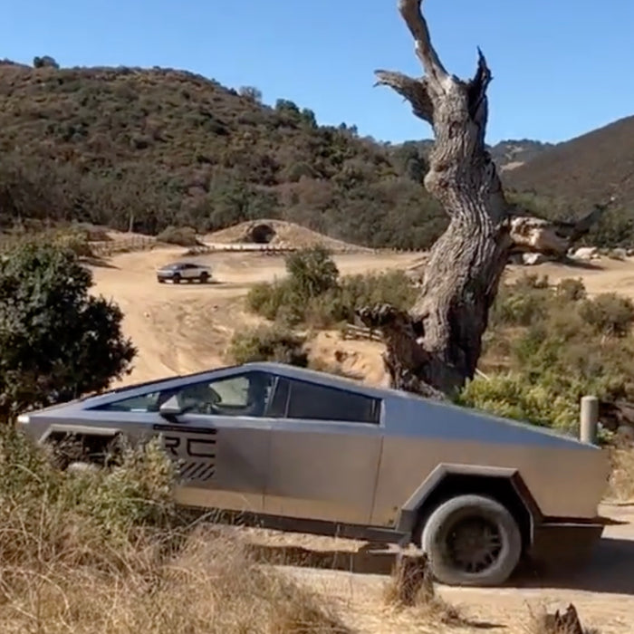 Tesla Cybertruck Spotted Testing Off-Road Skills At Hollister Hills