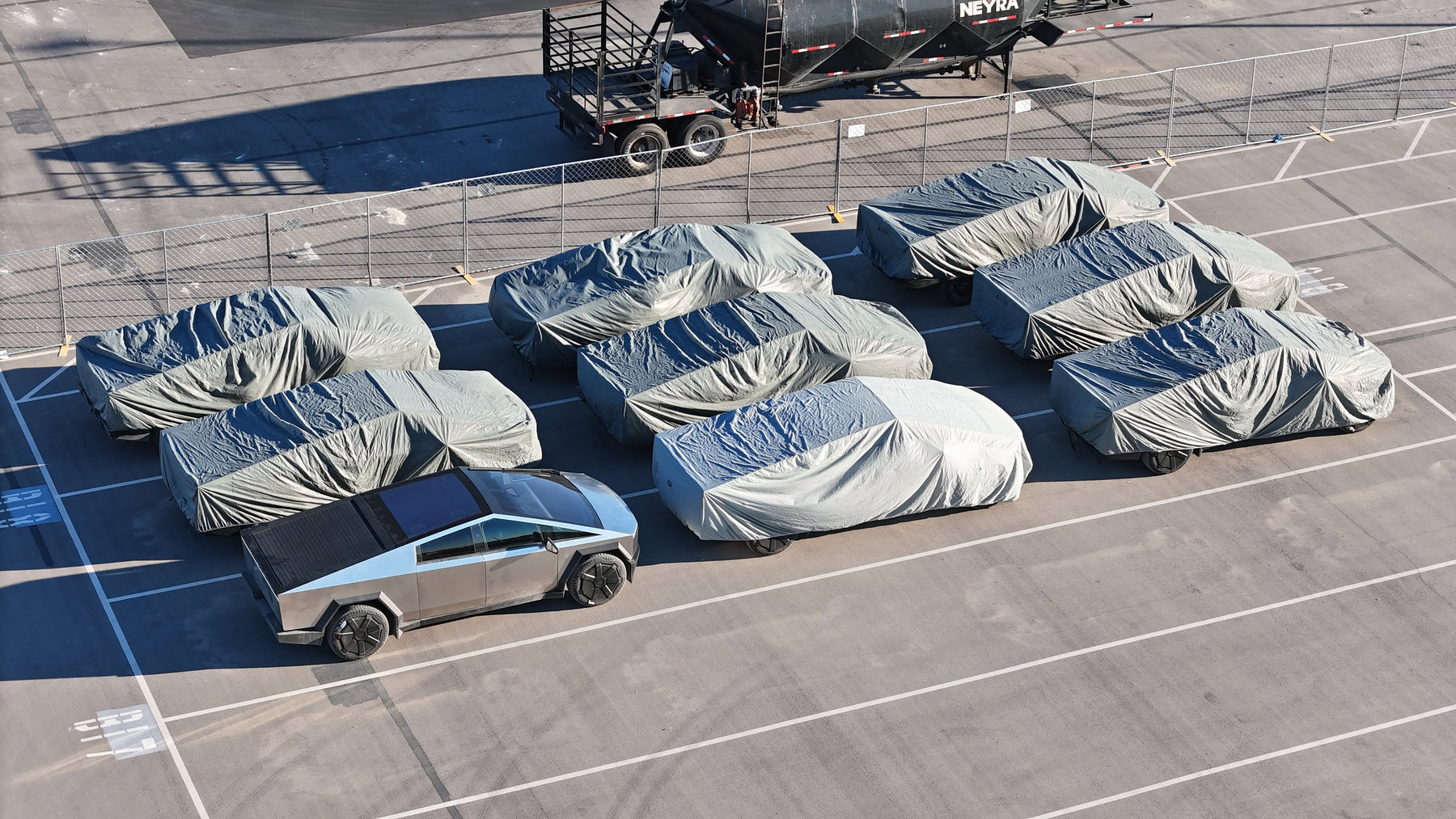 Fresh Tesla Cybertruck Fleet Spotted At Giga Texas, Leads To Delivery Speculations