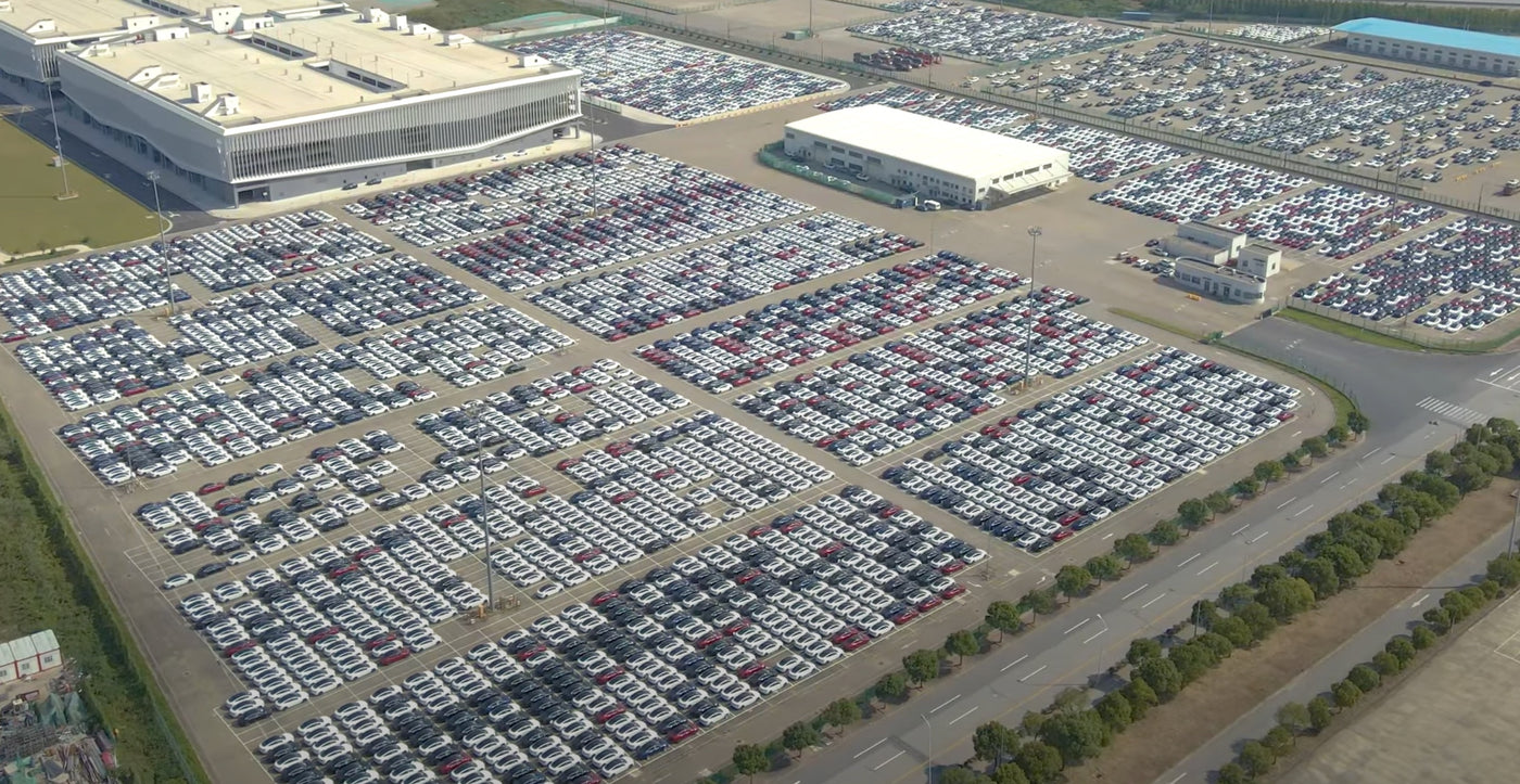 Tesla Model 3 Highland Exports Are Gathering In Shanghai Port