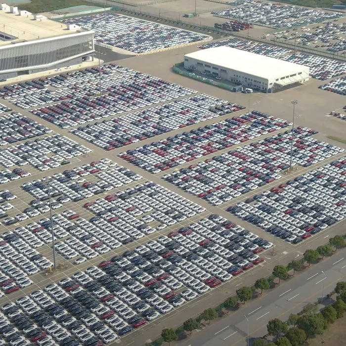 Tesla Model 3 Highland Exports Are Gathering In Shanghai Port