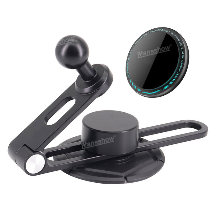 Tesla Car Rechargeable Phone Holder Mount Adjustable Magnetic Phone Mount For Cybertruck Model X/S/Y/3/3 Highland|Hansshow