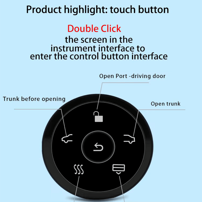 Model 3/Y F21 Highland Multi-Function Touch Instrument With Rechargeable Phone Holder