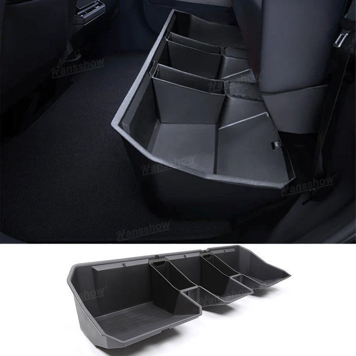 Tesla Cybertruck Underseat Storage Box Upgraded Under Seat Black Interior Accessories|Hansshow