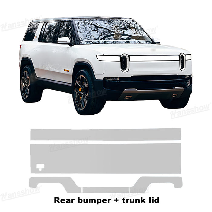 Rivian R1S PPF Protection TPU Kit-Wrap Invisible Pre-cut Full Coverage Protective Film | Hansshow