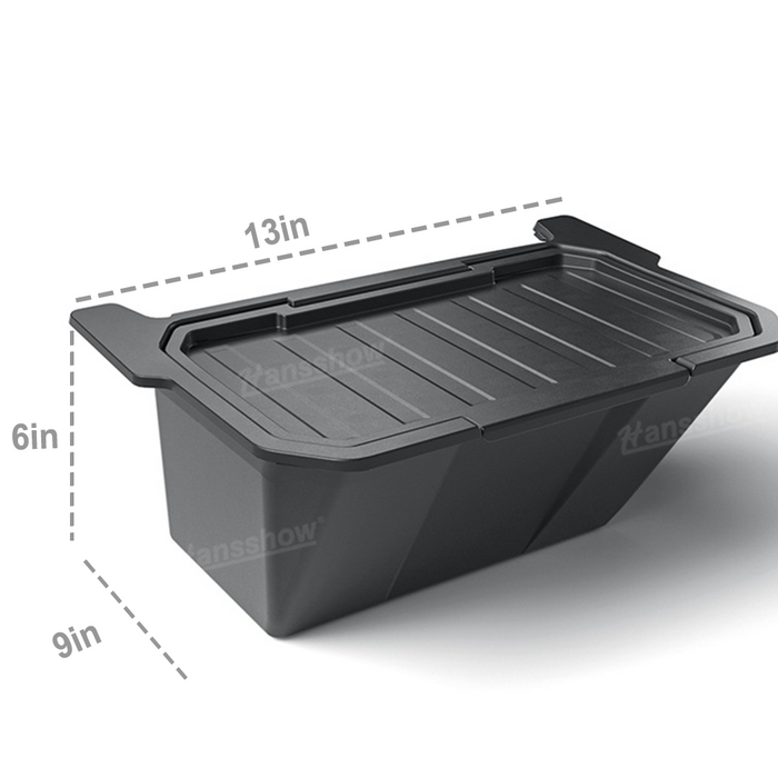 Tesla Cybertruck Storage Box Under Rear Screen Tray Organizer | Hansshow