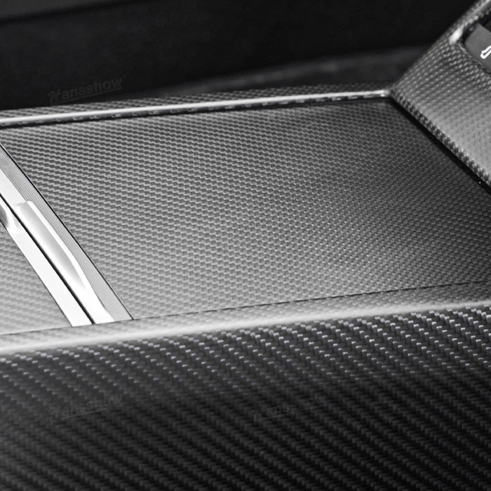 Tesla Model 3 Highland Real Carbon Fiber Center Console Cover Console Protector | Hansshow