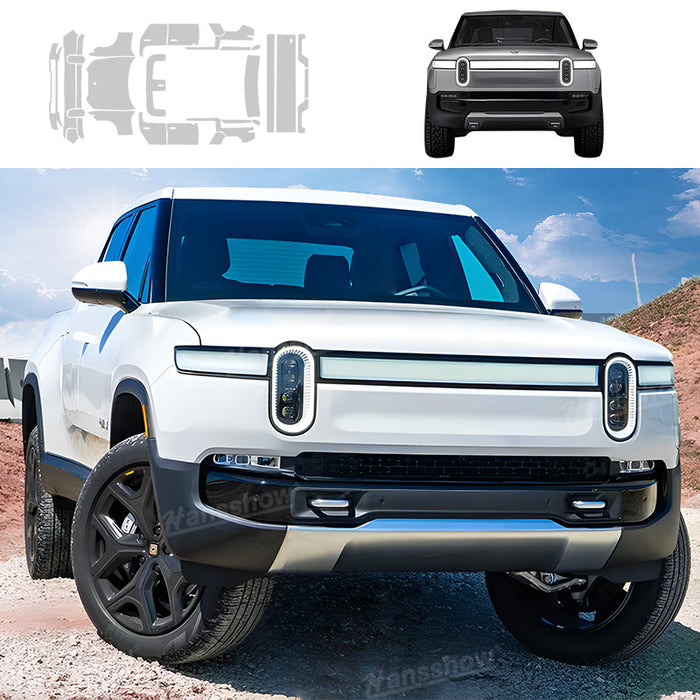 Rivian R1S PPF Protection TPU Kit-Wrap Invisible Pre-cut Full Coverage Protective Film | Hansshow