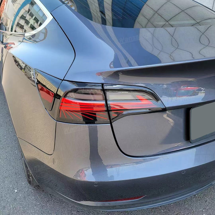 Feux arrière de style fantôme pour Tesla Model 3/Y Ensembles de feux arrière Clignotants à LED