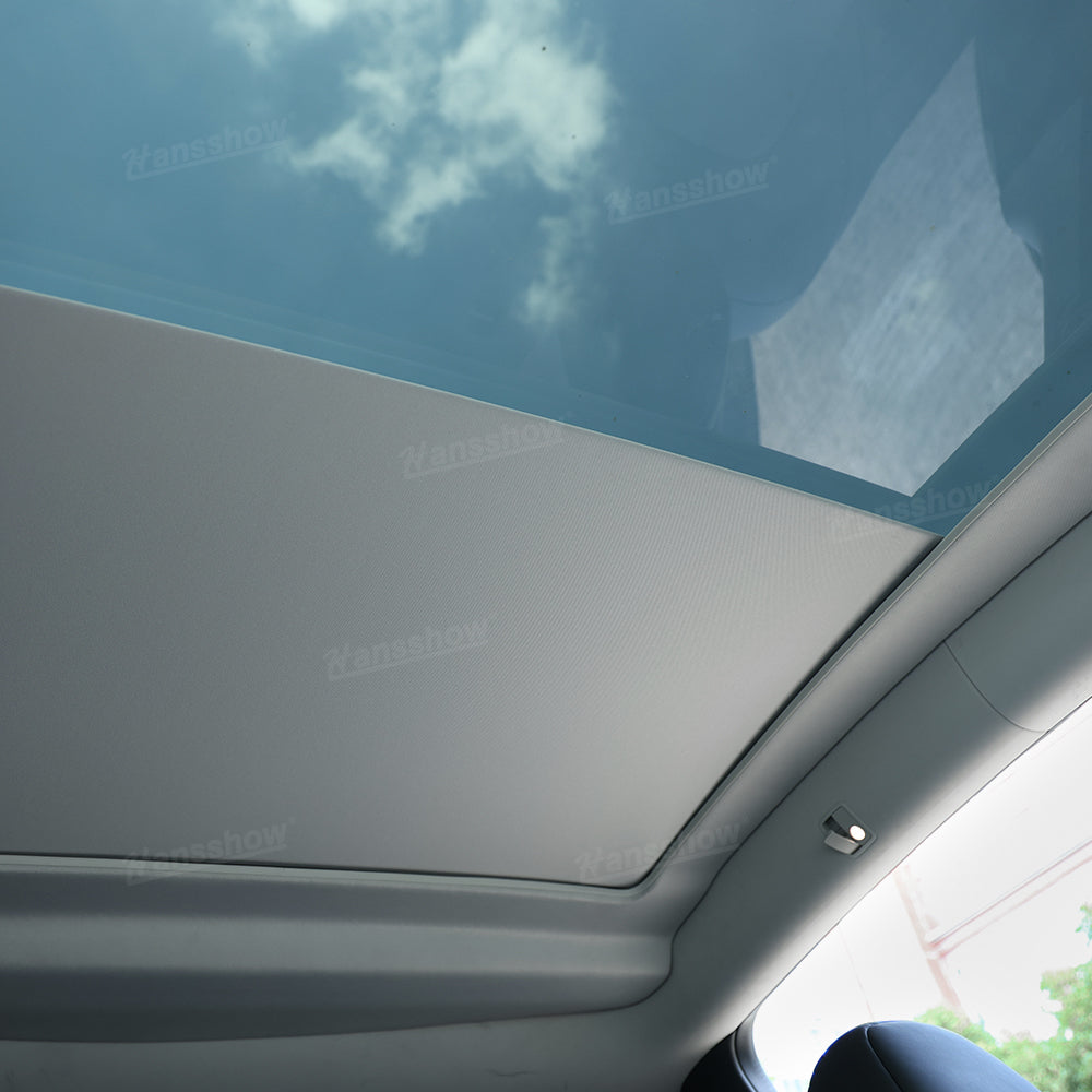 Modelo 3/Y Sombrilla enrollable de techo de vidrio retráctil (estilo de tela)