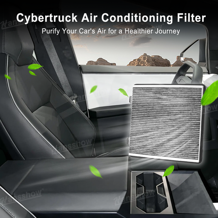 Tesla Cybertruck HEPA Cabin Air Filter-500 Extreme Filtration Tested | Hansshow