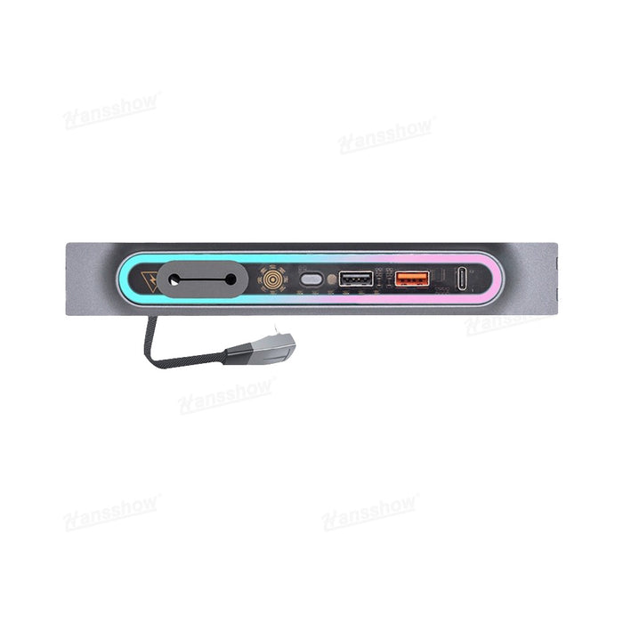 Station d'accueil USB RVB pour Tesla Model Y/3, adaptateur de console centrale avec câble de charge rapide multi-ports | Hansshow