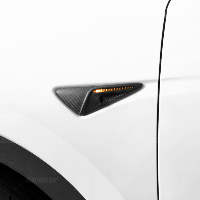 Hansshow Model 3 Highland Turn Signal Carbon Fiber Full Coverage Sticker Kit For Tesla