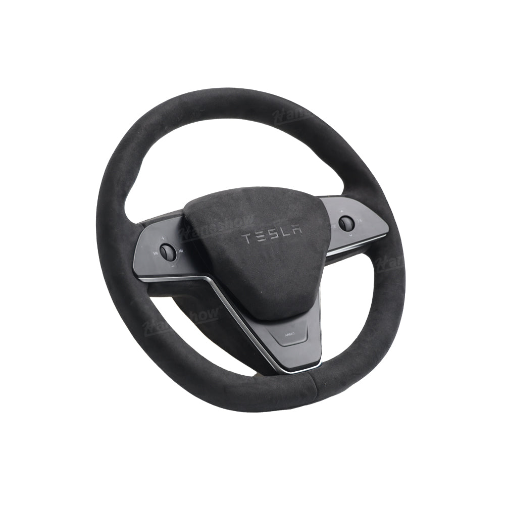 Tesla Model X/S Round Steering Wheel Retrofit Kit Yoke Replacement