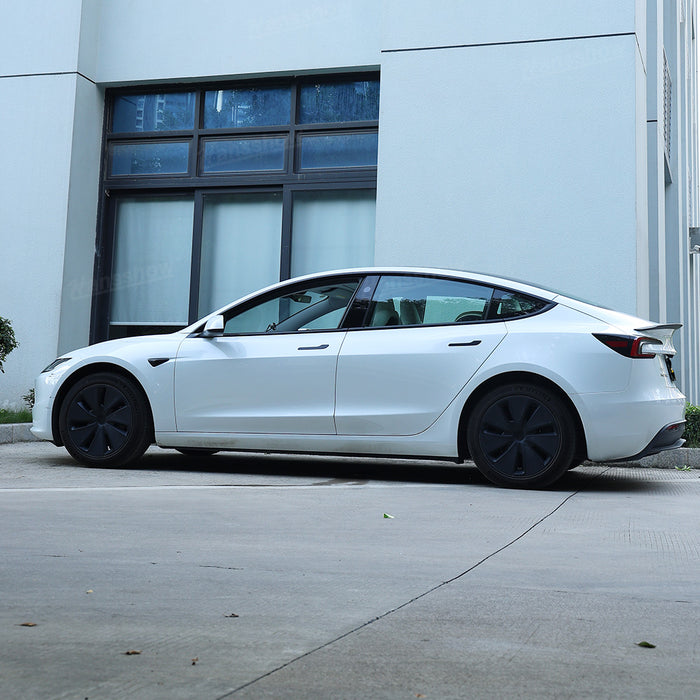 Aileron arrière en fibre de carbone véritable pour Tesla Model 3 Highland, couvercle de lèvre de coffre arrière inspiré des performances du modèle 3 | Hansshow