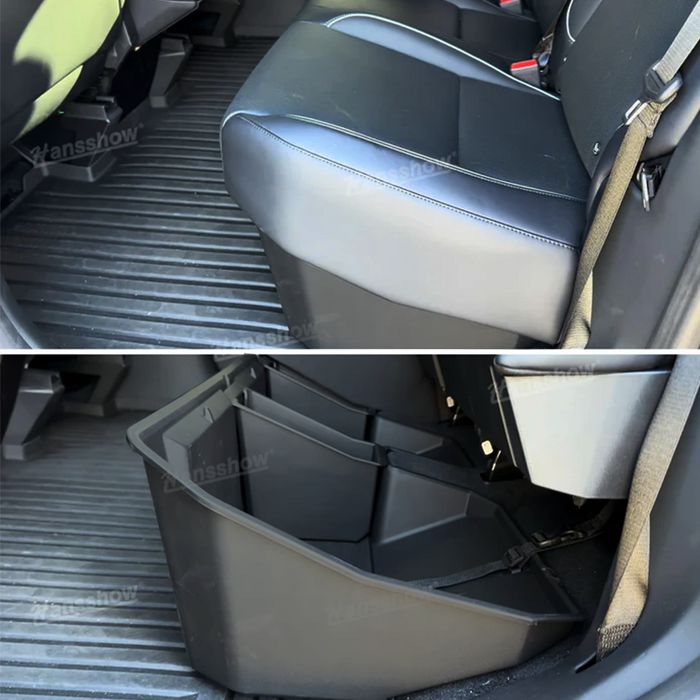 Tesla Cybertruck Upgraded Under Seat Storage Box 3 Compartments Tool Box Organizer Underseat Storage Bag|Hannsshow