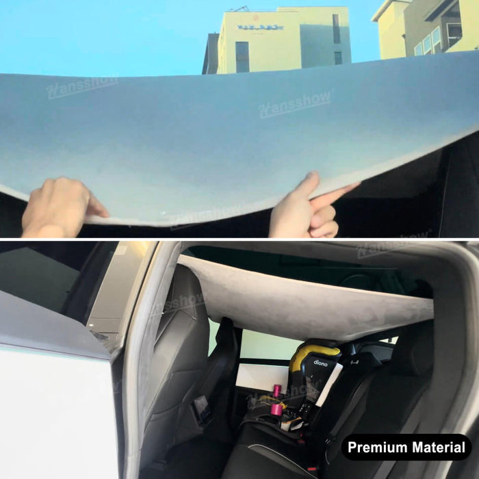 Cybertruck Roof Sunshade Electrostatic Adsorption Glass Roof Heat Insulation UV & IR Reflection