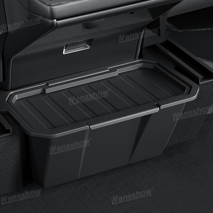 Tesla Cybertruck Storage Box Under Rear Screen Tray Organizer | Hansshow