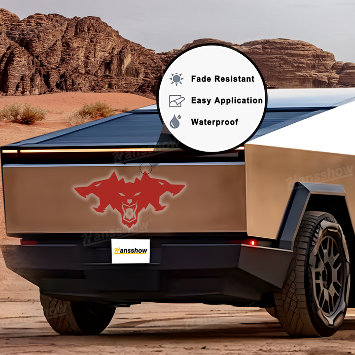 Tesla Cyberbeast Tailgate Vinyl Tesla Decal Sticker Decoration For Cybertruck | Hansshow