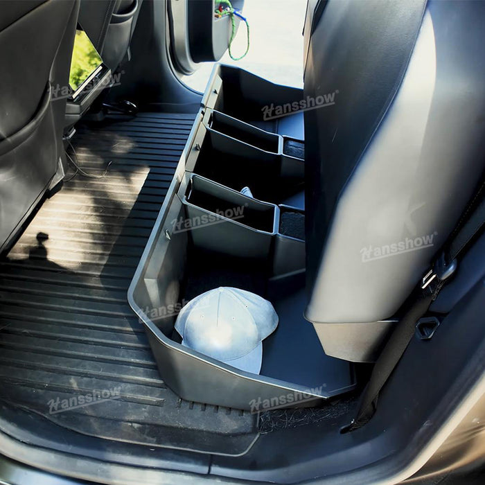 Tesla Cybertruck Underseat Storage Box Upgraded Under Seat Black Interior Accessories|Hansshow