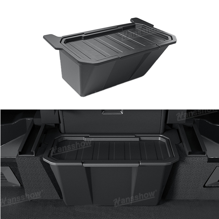 Tesla Cybertruck Storage Box Under Rear Screen Tray Organizer | Hansshow