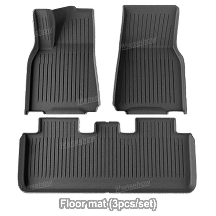 Model 3/Y Waterproof Floor Mats All Weather Floor Liners (Full Set)