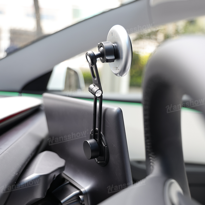 Tesla Car Rechargeable Phone Holder Mount Adjustable Magnetic Phone Mount For Model X/S/Y/3/3 Highland|Hansshow