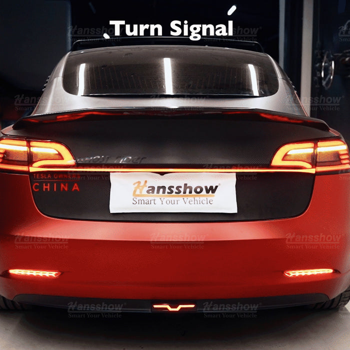 Model 3/Y Knight Rider Full-Width Strip Tail Light | Hansshow