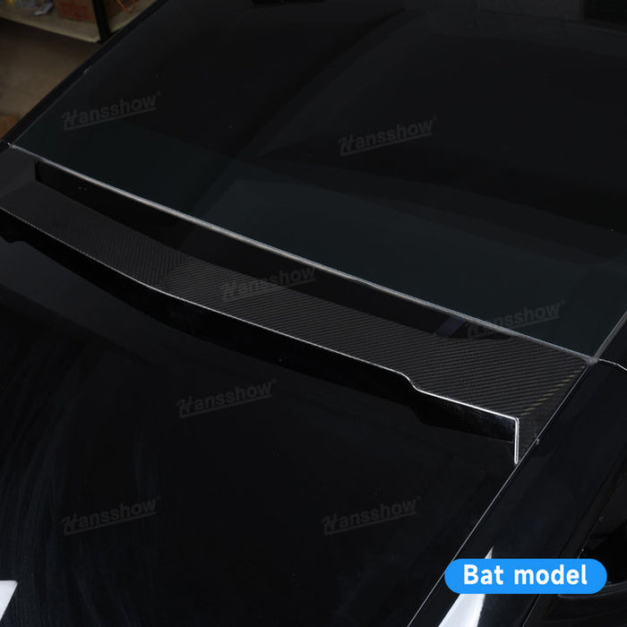 Tesla Model Y Real Carbon Fiber Roof Spoiler Exterior Accessories|Hansshow