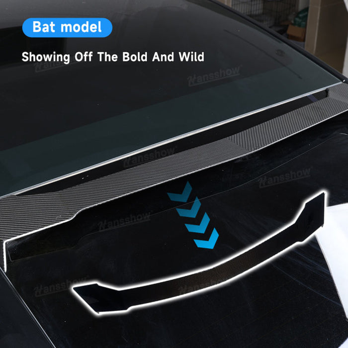 Tesla Model Y Real Carbon Fiber Roof Spoiler Exterior Accessories|Hansshow