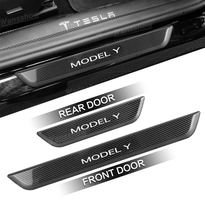 Model 3/Y LED illuminated Welcome Pedal Door Sill Protector