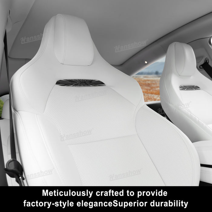 Tesla Model Y/3 Seat Replacement Car Seat NAPPA Leather OEM Foam Full Set Inspired By Model 3 Highland Performance|Hansshow