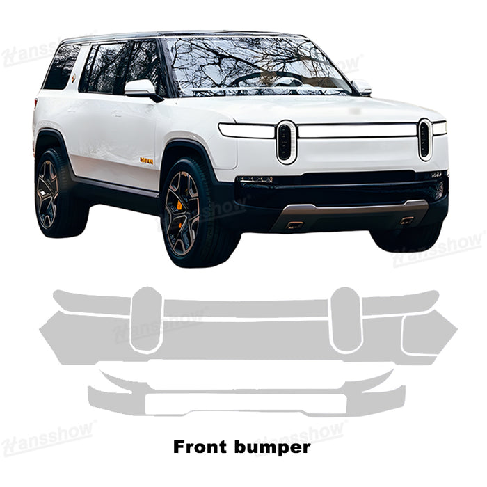 Rivian R1S PPF Protection TPU Kit-Wrap Invisible Pre-cut Full Coverage Protective Film | Hansshow