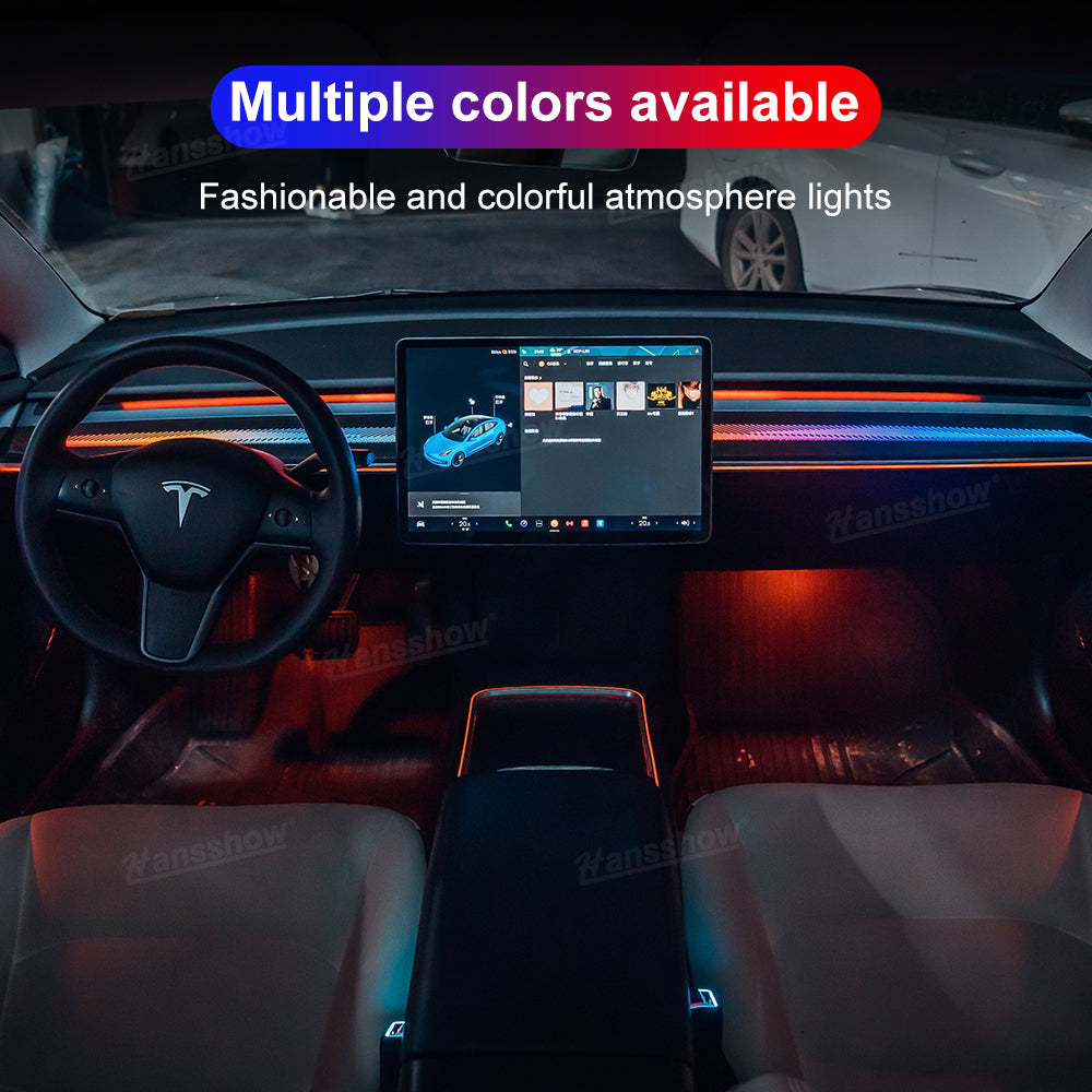 Model 3/Y Ambient Lighting Upgrade Kit Dragon Scale Style Tesla Interior LED Lighting Accessories