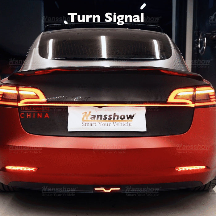 Model Y/3 Knight Rider Full-Width Strip Tail Light | Hansshow