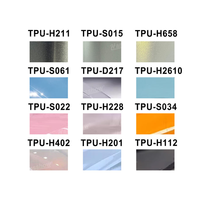 Tesla Cybertruck DIY TPU Color Swatch Sample Kit|Hansshow