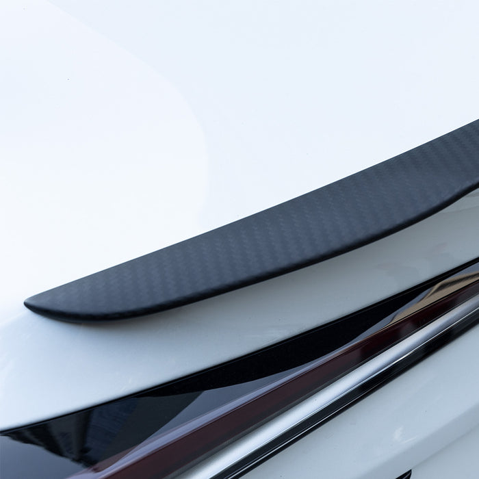 Tesla Model 3 Highland Real Carbon Fiber Tail Spoiler Wing Rear Trunk Lip Lid Inspired By Model 3 Performance|Hansshow