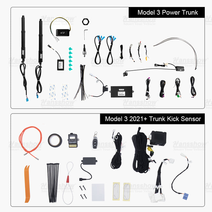Model 3 Power Trunk and Frunk