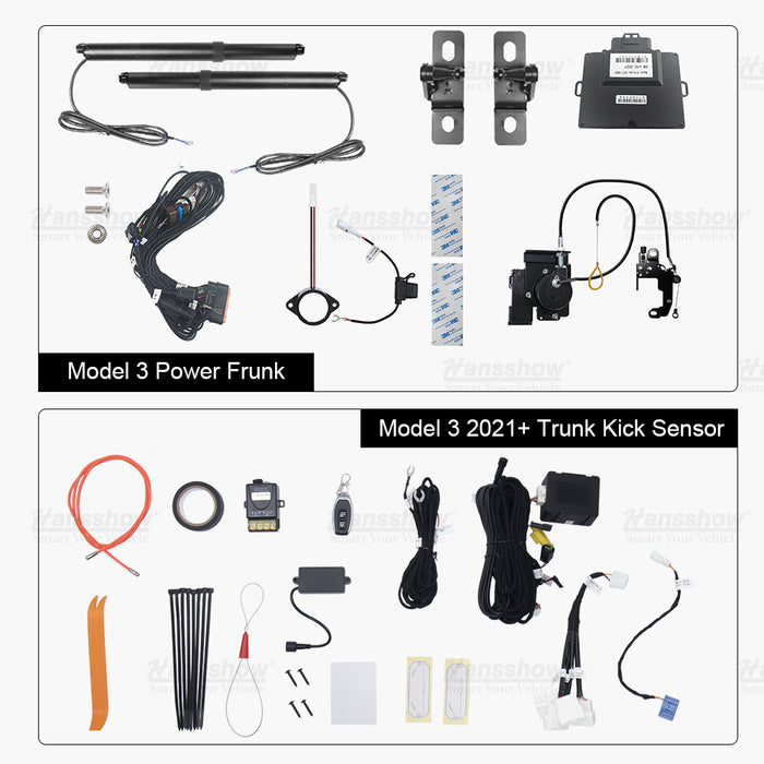 Model 3 Power Trunk and Frunk