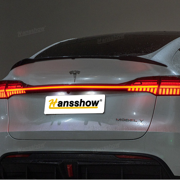 Tesla Model Y Full-Width Tail Light 2024 New Style Rear Brake Turn Signal Lights|Hansshow