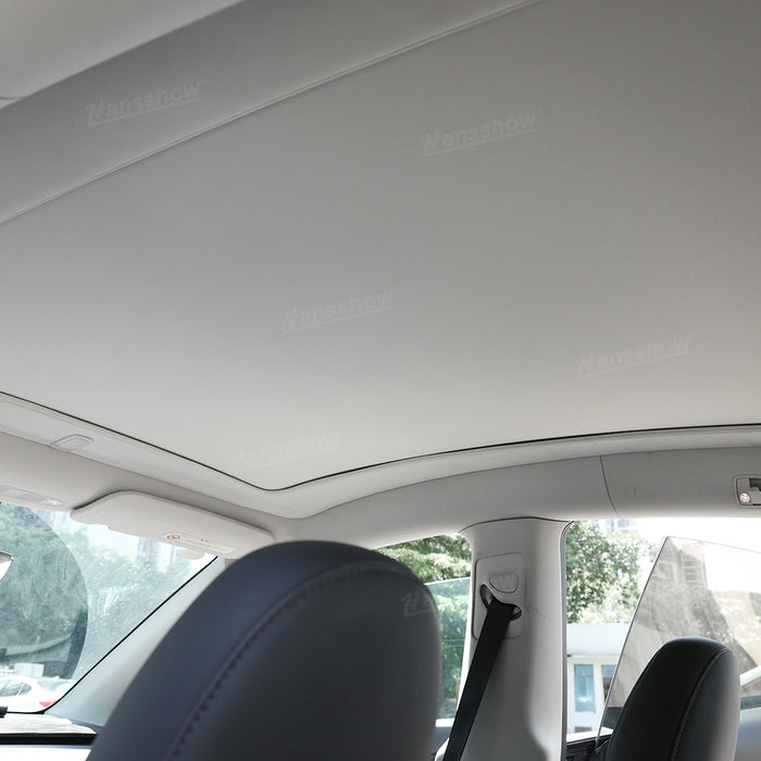 Tesla Model Y Electric Powered Sunshade Retractable Glass Roof Sunshade | Hansshow