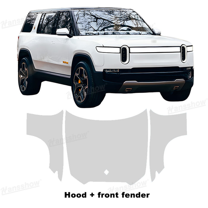 Rivian R1S PPF Protection TPU Kit-Wrap Invisible Pre-cut Full Coverage Protective Film | Hansshow