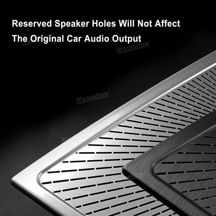 Tesla Model Y Car Speaker Cover Trim Bildør Speaker Cover Sticker High-Grade 304 rustfrit stål Materiale|Hansshow