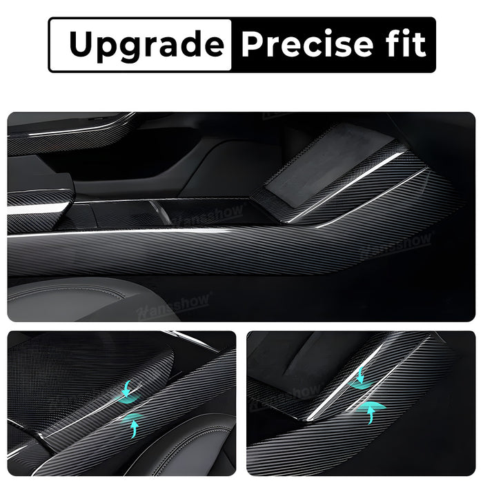 Tesla Model 3 Highland Center Console Gear Control Panel Overlays Side Strip Cover Trim Interior Accessories|Hansshow