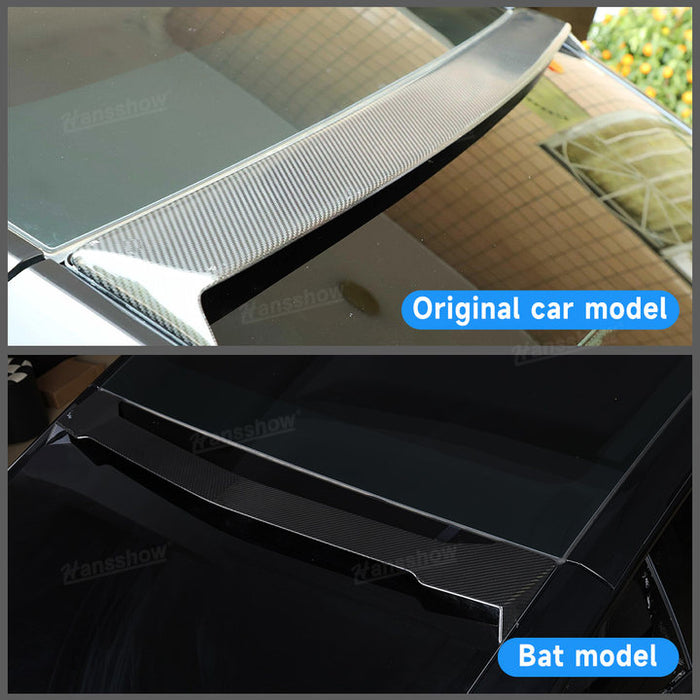 Tesla Model Y Real Carbon Fiber Roof Spoiler Exterior Accessories|Hansshow