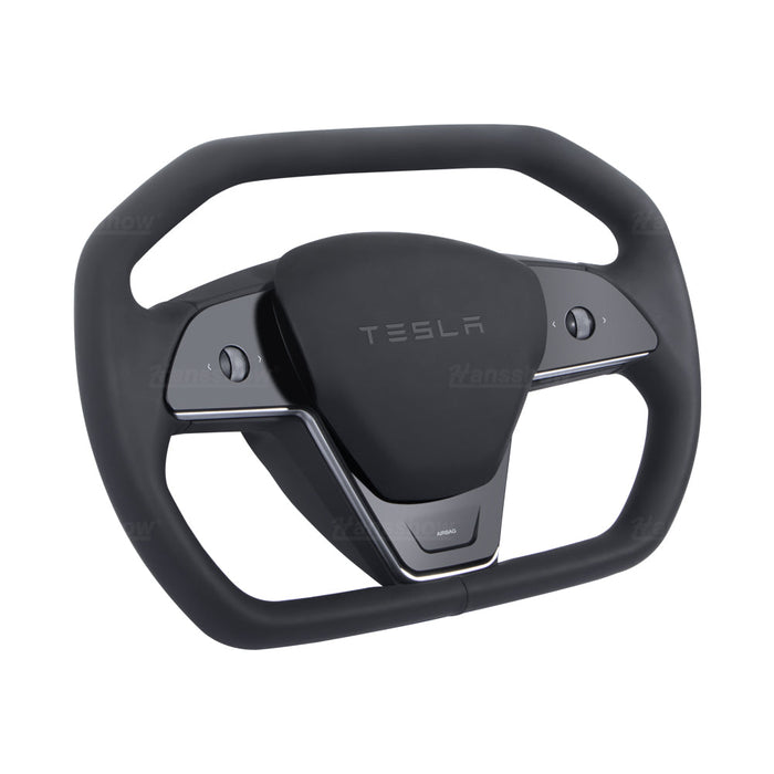 Hansshow Cyber Steering Wheel for Model Y / 3 Inspired by Cybertruck Style