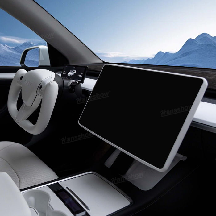 Ensemble de kits de style enthousiaste blancs pour Tesla Model Y/Model 3 Ensemble d'accessoires d'intérieur blancs Tesla | Hansshow