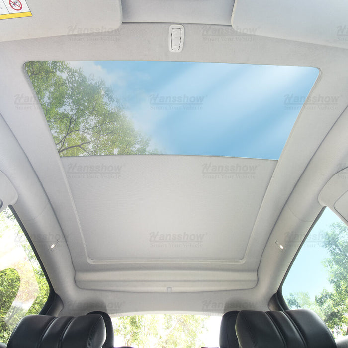 Tesla Model Y Electric Powered Sunshade Retractable Glass Roof Sunshade | Hansshow